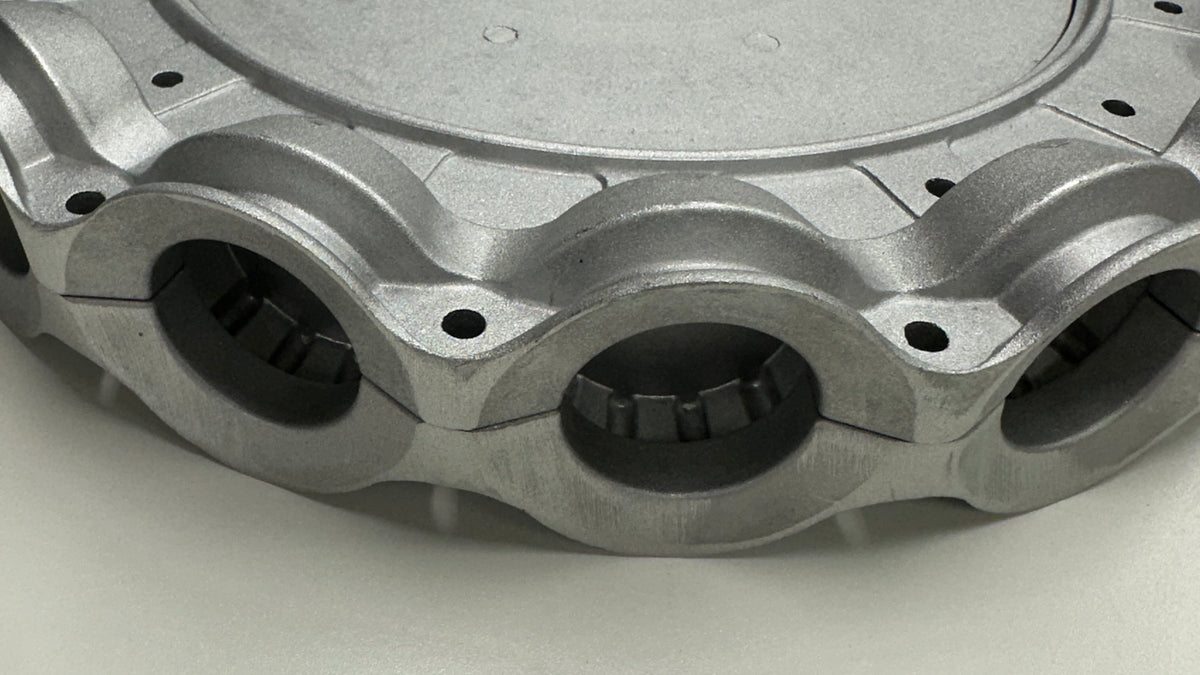 16-Blade Wing Fan Z Hub and Retaining Flange, Aluminum, photo 3