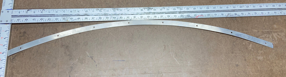 Partition skirt attachment strip