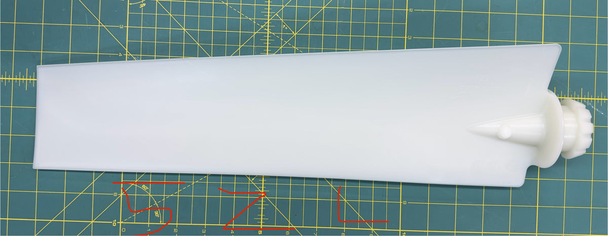 Multiwing 5ZL Fan Blade, Uncut, PAG, with Pitch Pin, photo 10