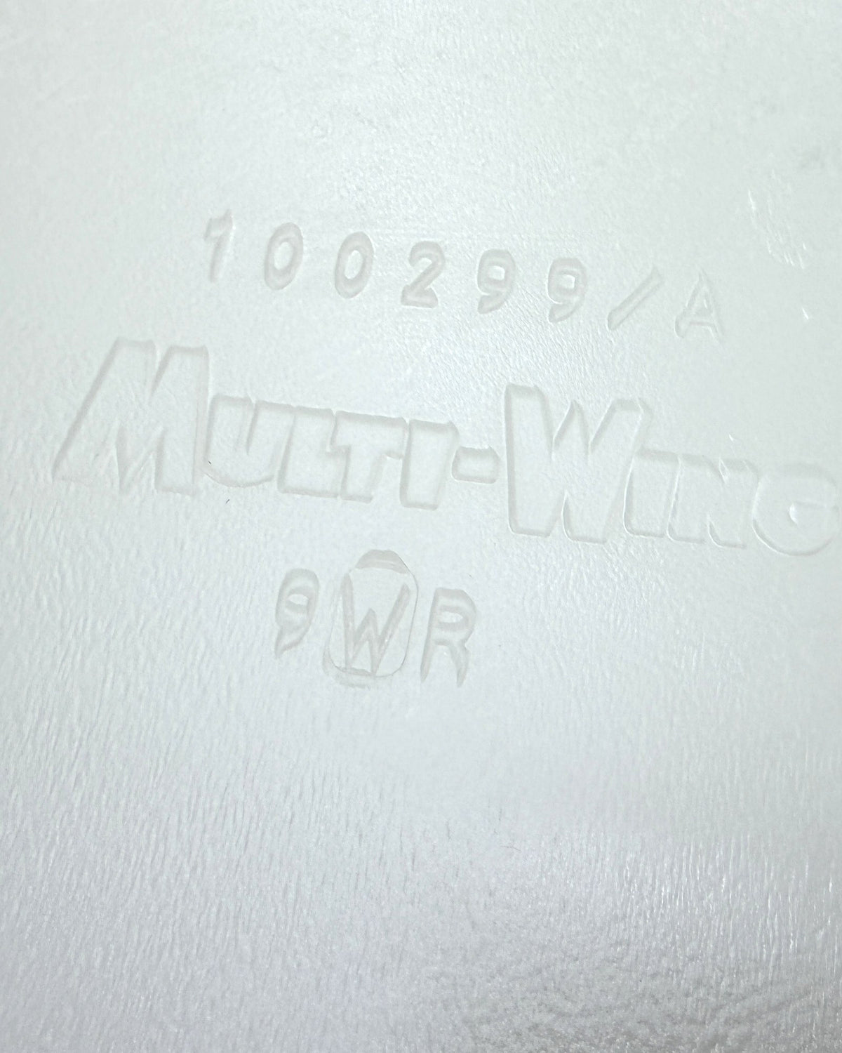 Multiwing 9WR fan blade stamp with part number