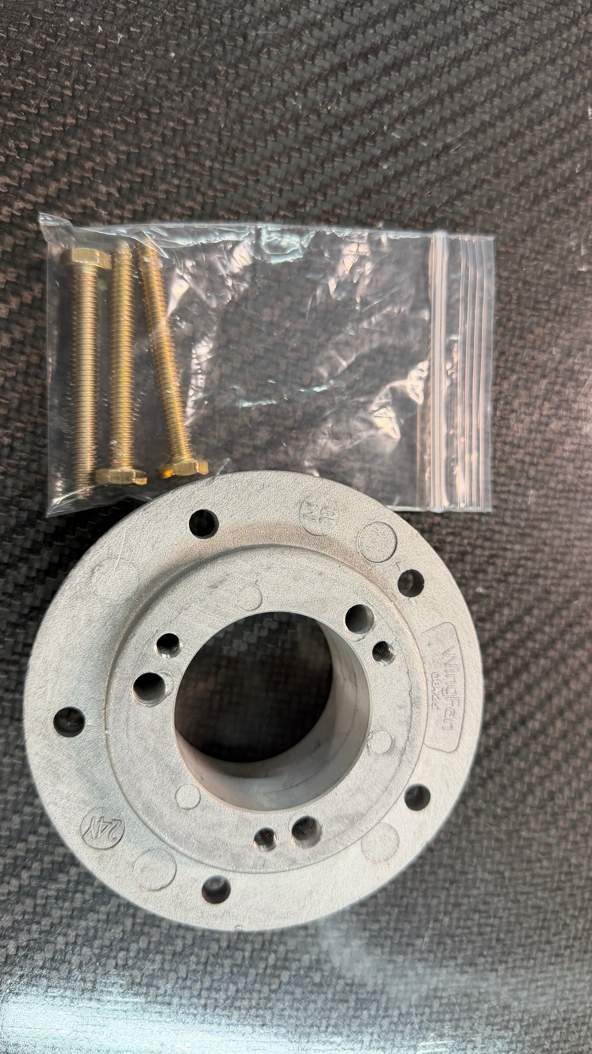 Wing Fan Uniboss Center Boss, 5-Bolt, SH Taper, Reverse Mount, AR/BR, photo 2