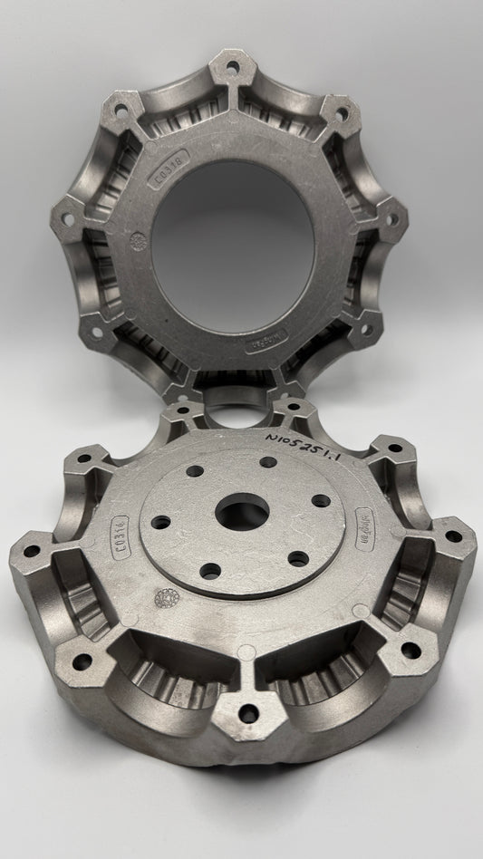 9-Blade Wing Fan Z Hub Set, Flange Mount, Rotax Pattern
