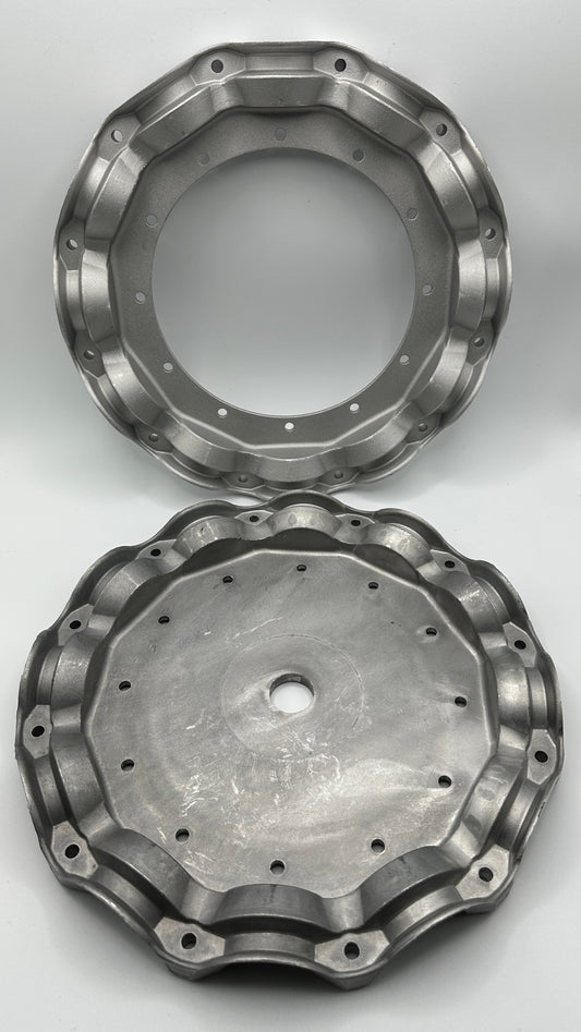 12-blade Z hub set, flange mount