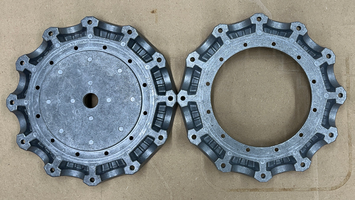 12-blade Z hub set, flange mount