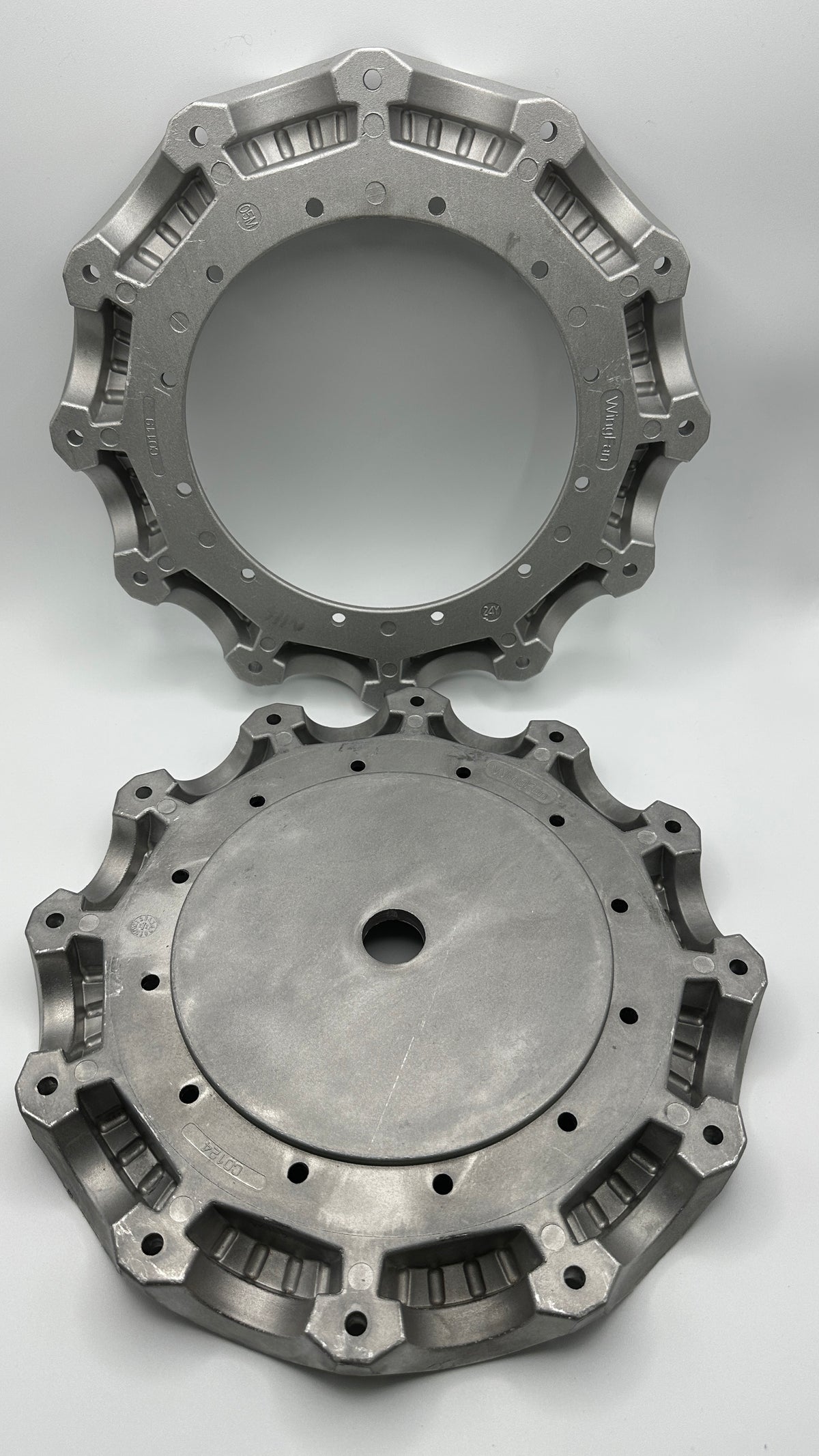 12-blade Z hub set, flange mount