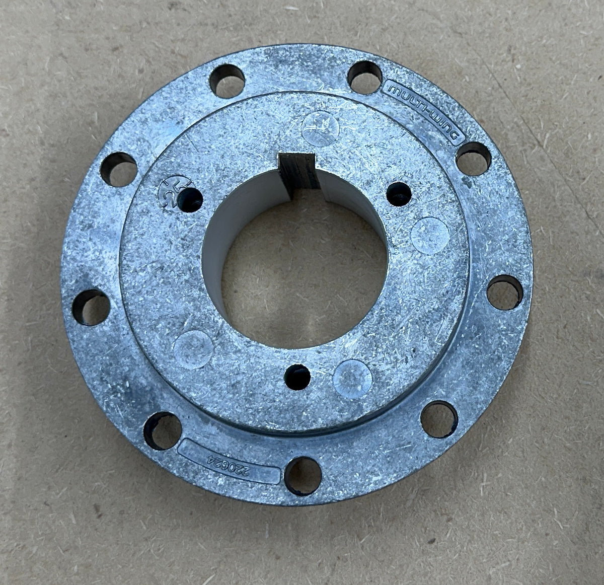 Multiwing Uniboss Center Boss, 9-Bolt HD, P1 Taper, AR/BR, photo 2