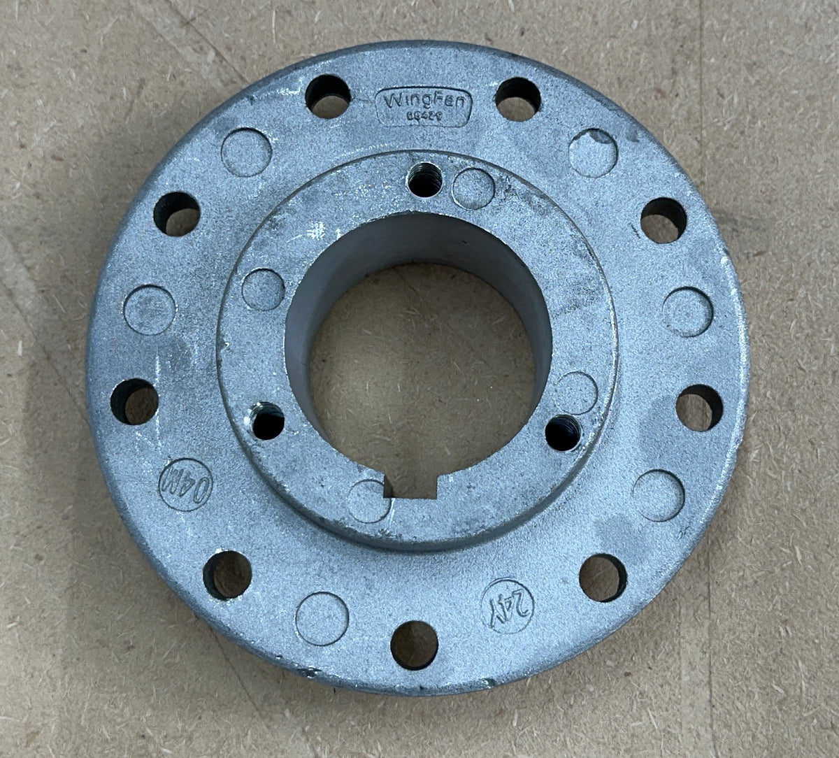 Wing Fan Uniboss Center Boss, 9-Bolt HD, P1 Taper, AS/BS, photo 2