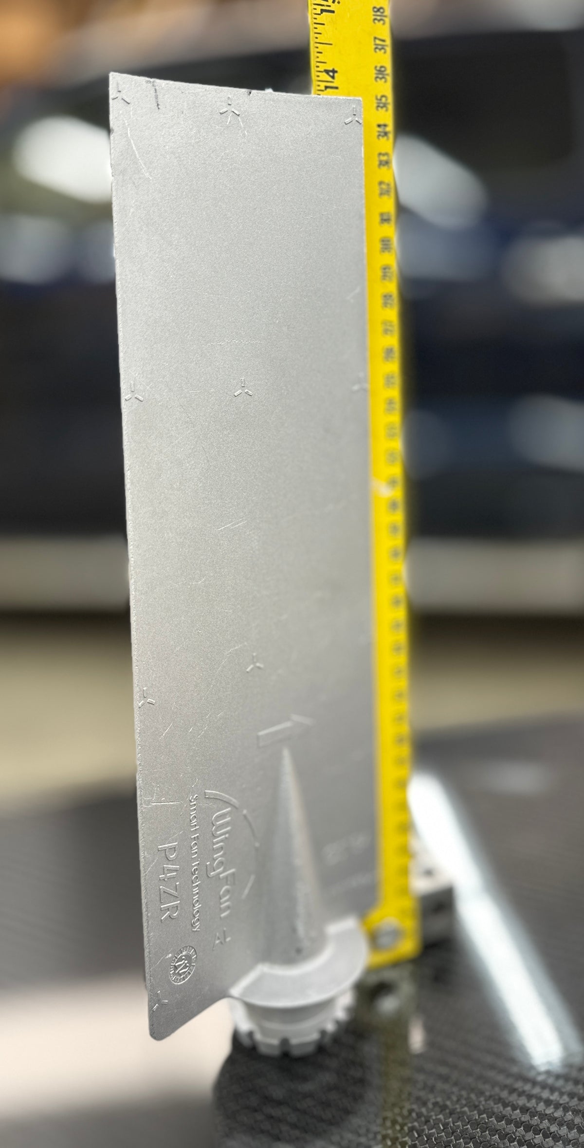 Wing Fan P4ZR cast aluminum fan blade, uncut
