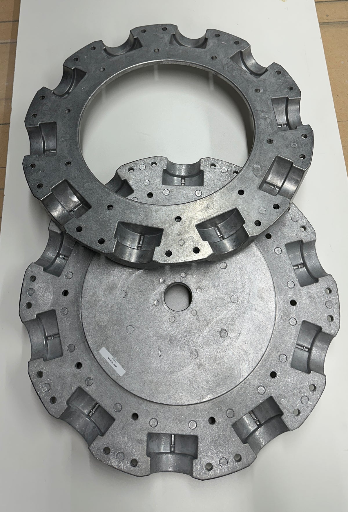 10-Blade Multiwing W Hub and Retaining Flange, Aluminum, photo 5