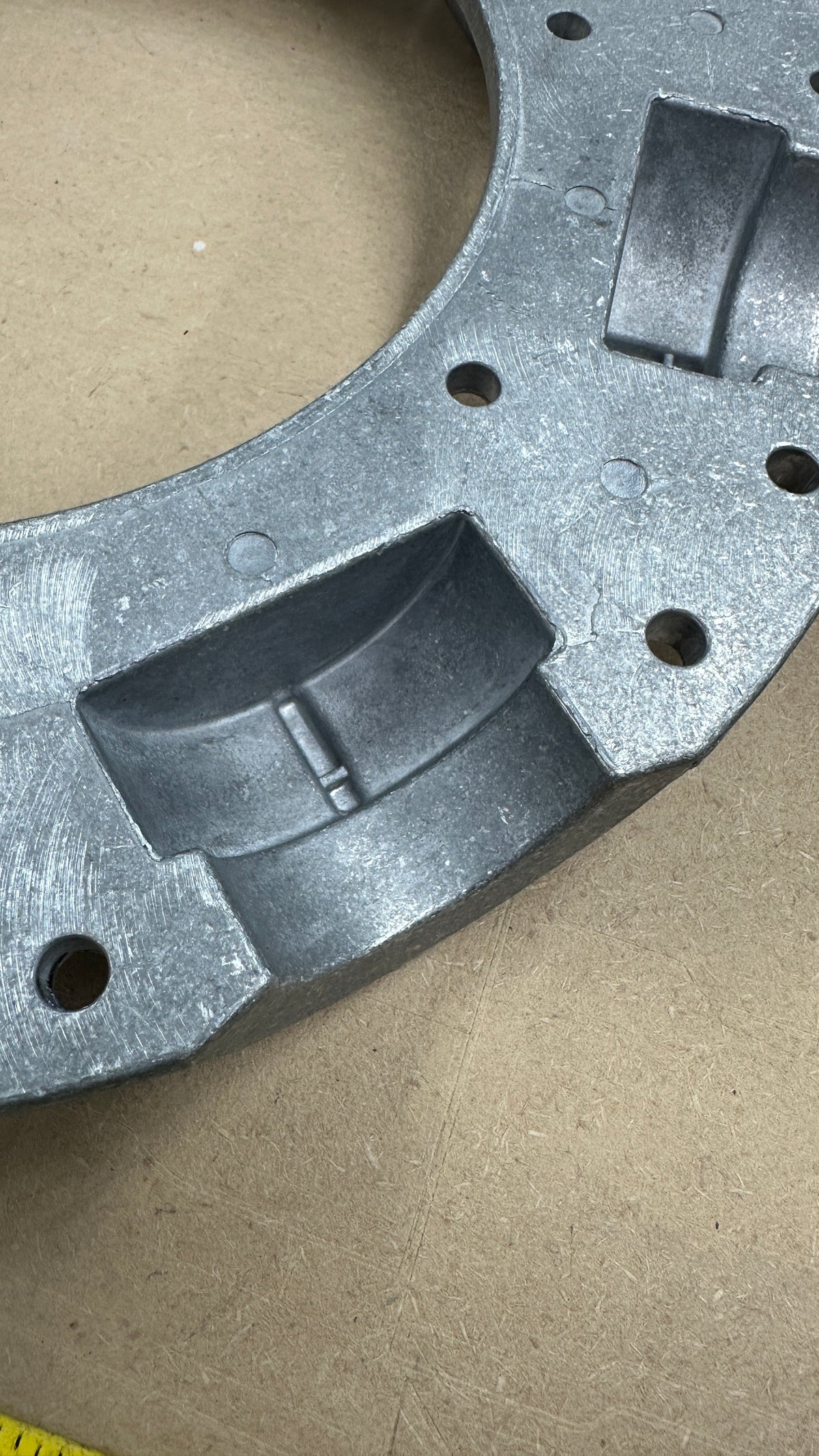 8-Blade Multiwing W Hub and Retaining Flange, Aluminum, photo 4