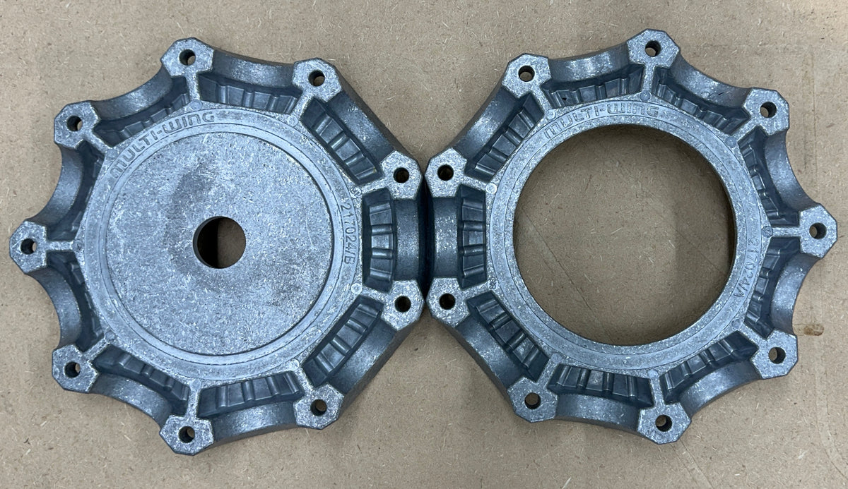 9-blade Z hub set, flange mount