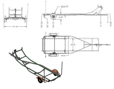 Loading frame trailer Plans, PDF download