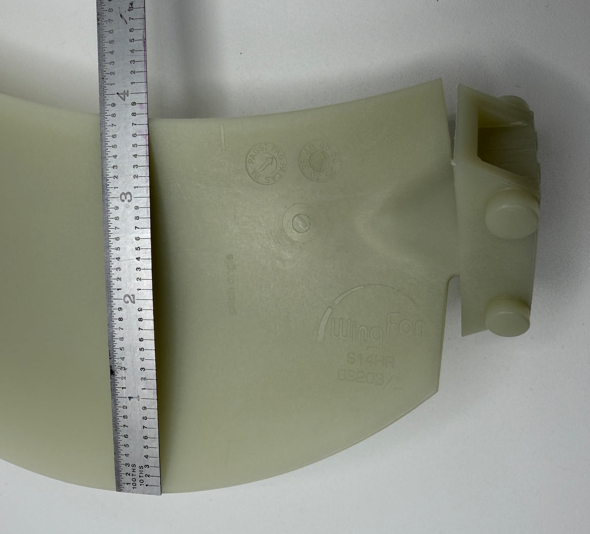 Wing Fan S14HR Fan Blade, 45°, Uncut, PAG, photo 5