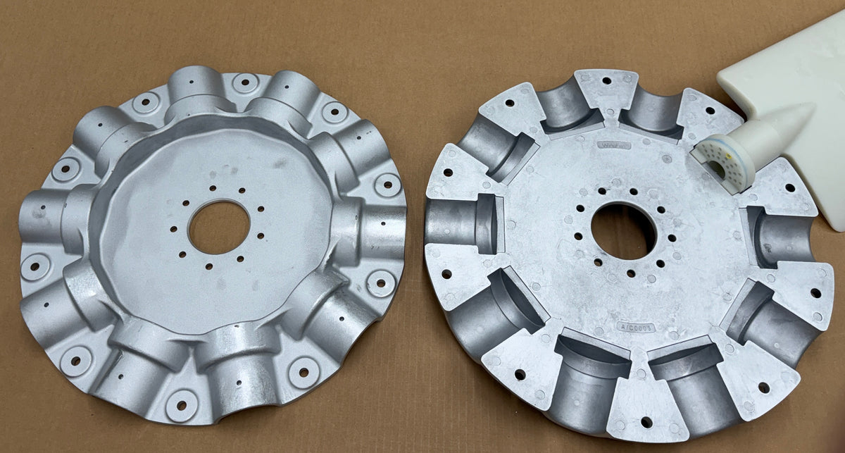 10-Blade Wing Fan T Hub Set, Aluminum, 75mm Bore, 9-Bolt, photo 4