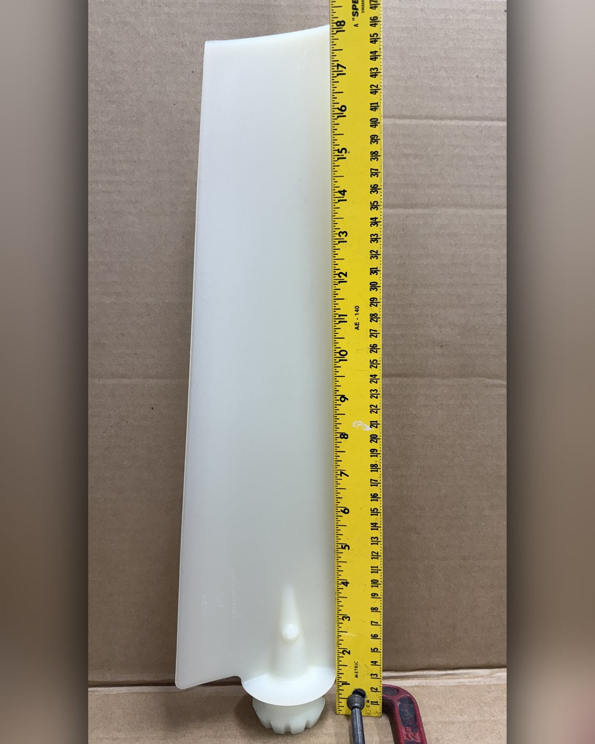 Multiwing 5ZR fan blade, uncut, full length with tape measure