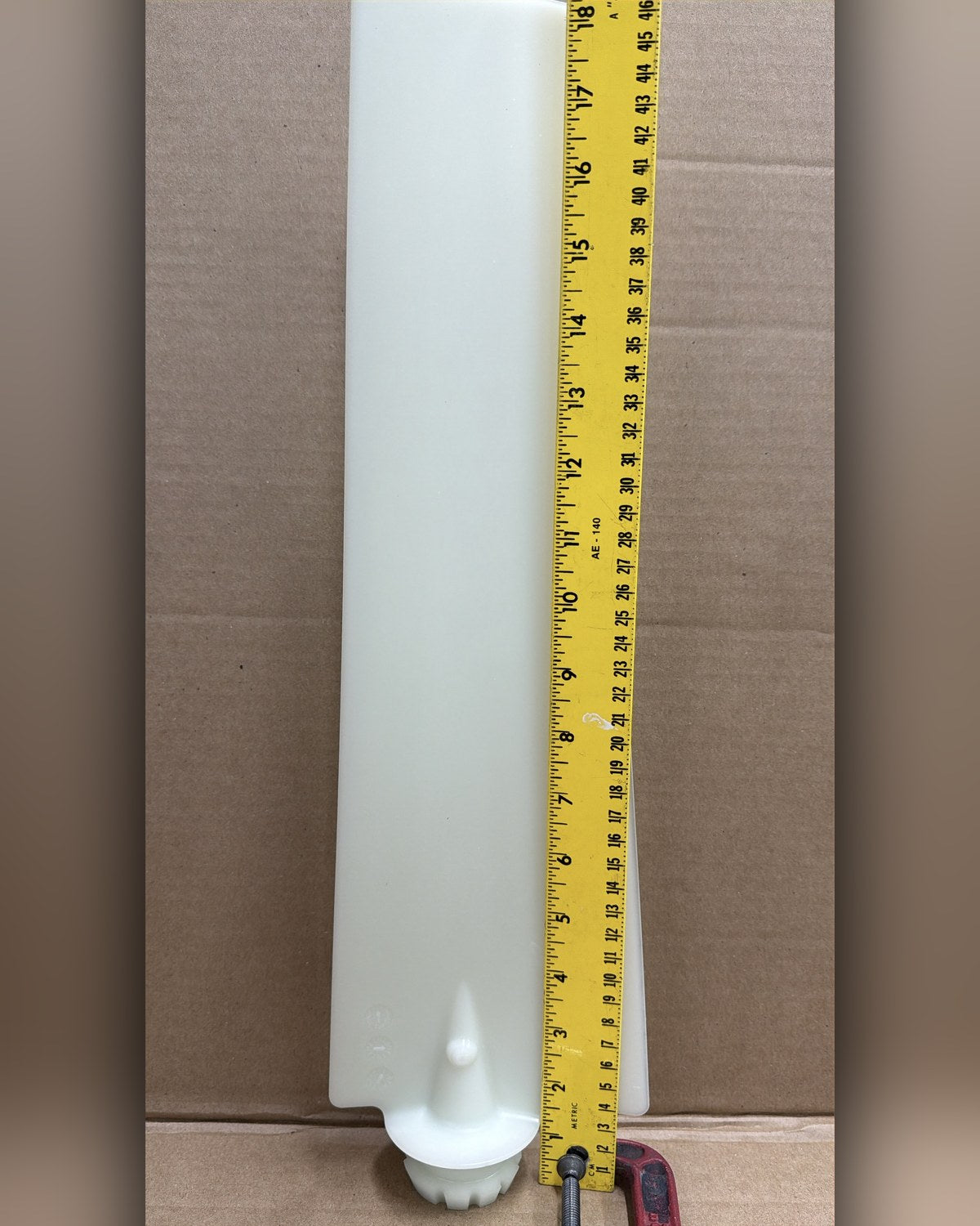 Multiwing 5ZL fan blade, uncut, full length with tape measure