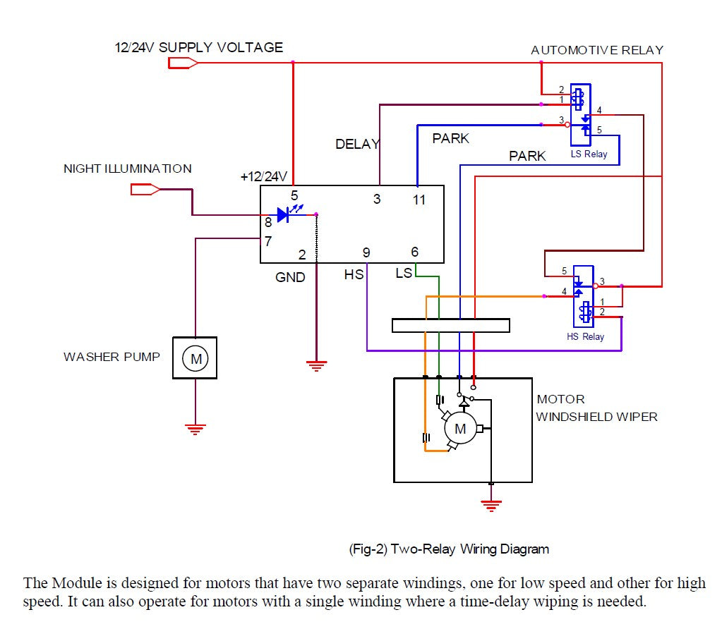 Intermittent wiper switch, Carling LW1A11Z-1165100
