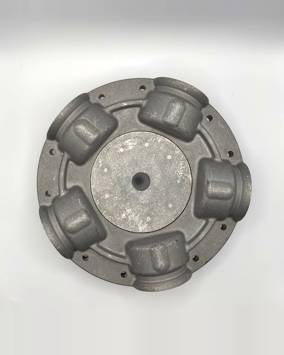 5-blade Multiwing W hub and retaining flange, aluminum, 1 inch bore, assembled