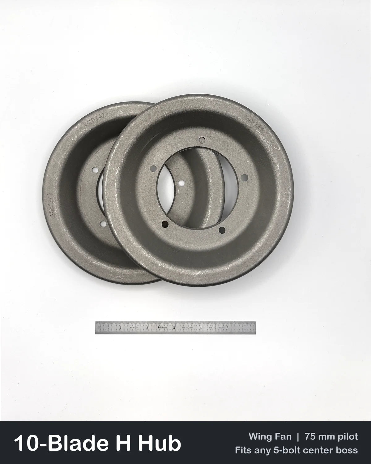 Wing Fan 10-blade H hub set, 75 mm 5-bolt, second view