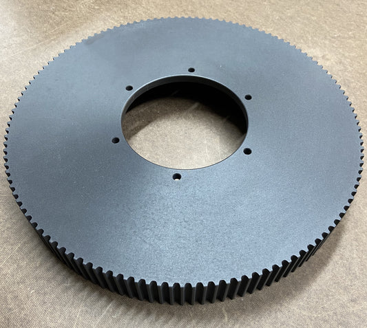 Ultra light hard coat anodized timing pulleys