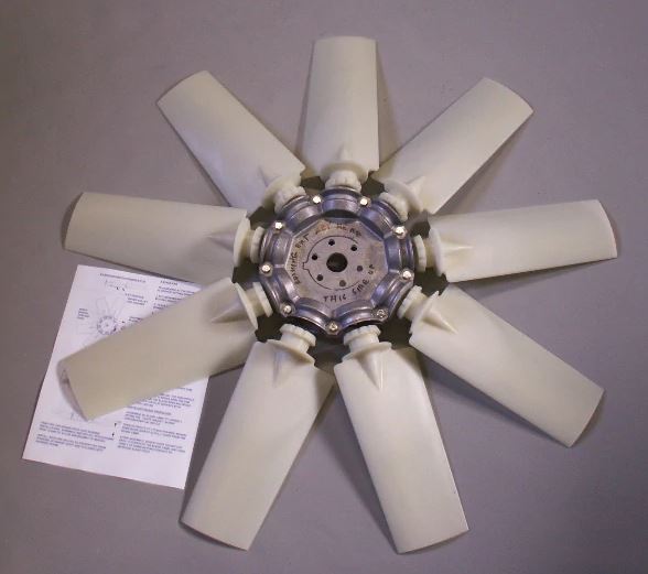 Multiwing 24 inch 4Z 9-Blade Fan, P1 Center Boss, AS/BS Mount, photo 7