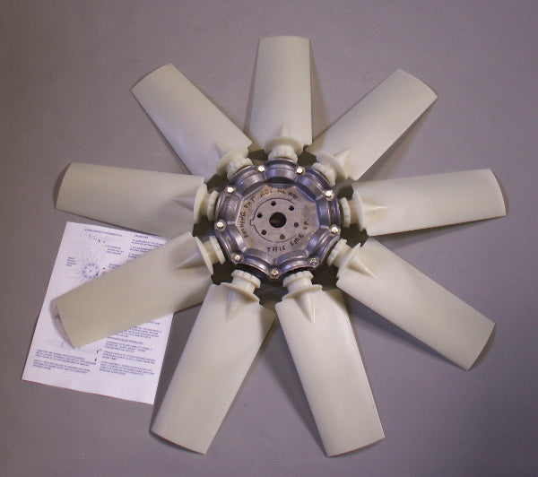 Multiwing 4Z Fan, Custom Diameter, 6 or 9 Blades, Adjustable Pitch