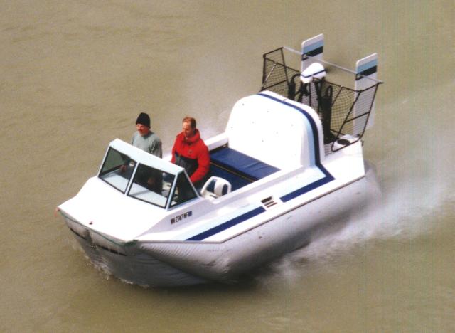 Prospector Hovercraft, 4 to 7 passenger, 8 ft x 16 - 18 ft hull