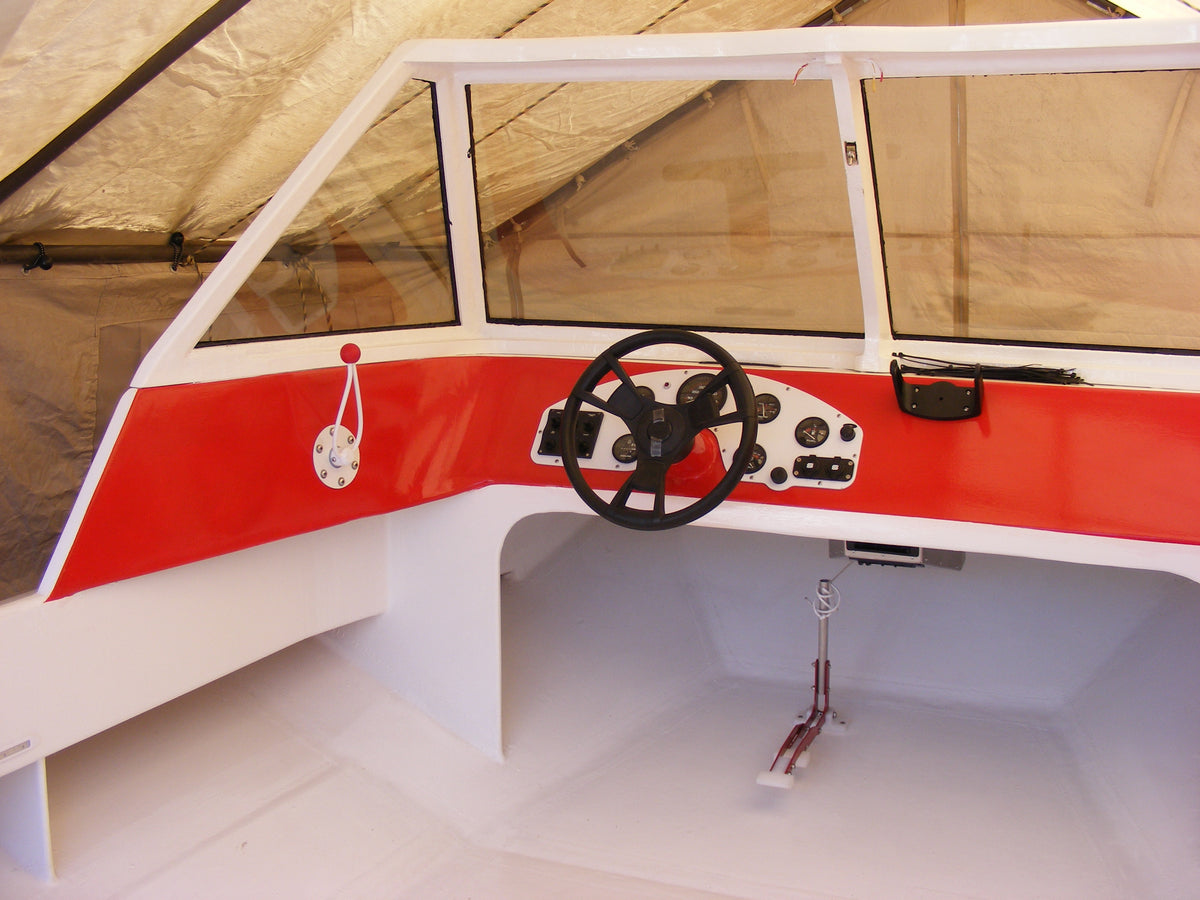 Geoduck Hovercraft , 4 to 5 passenger, 8 ft x 16 - 18 ft hull