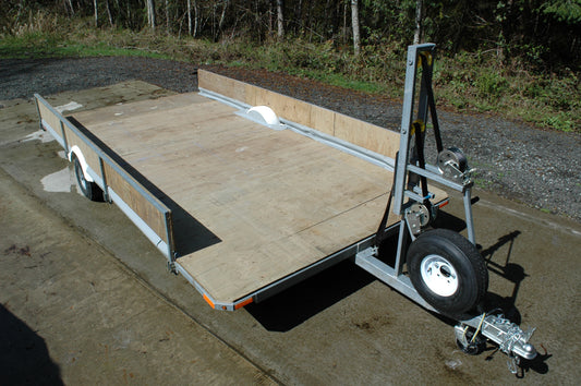 Fly on off hovercraft Trailer Plans - 14 ft by 7 ft