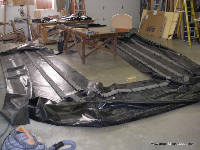 Explorer hovercraft Skirt, Black Urethane