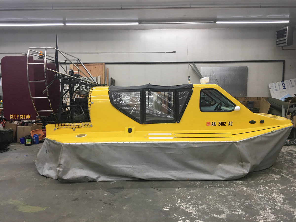 Prospector Hovercraft, 4 to 7 passenger, 8 ft x 16 - 18 ft hull