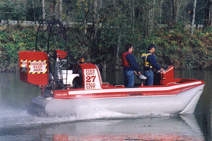 Prospector Hovercraft, 4 to 7 passenger, 8 ft x 16 - 18 ft hull