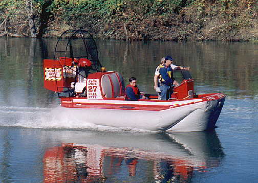 Prospector Hovercraft, 4 to 7 passenger, 8 ft x 16 - 18 ft hull