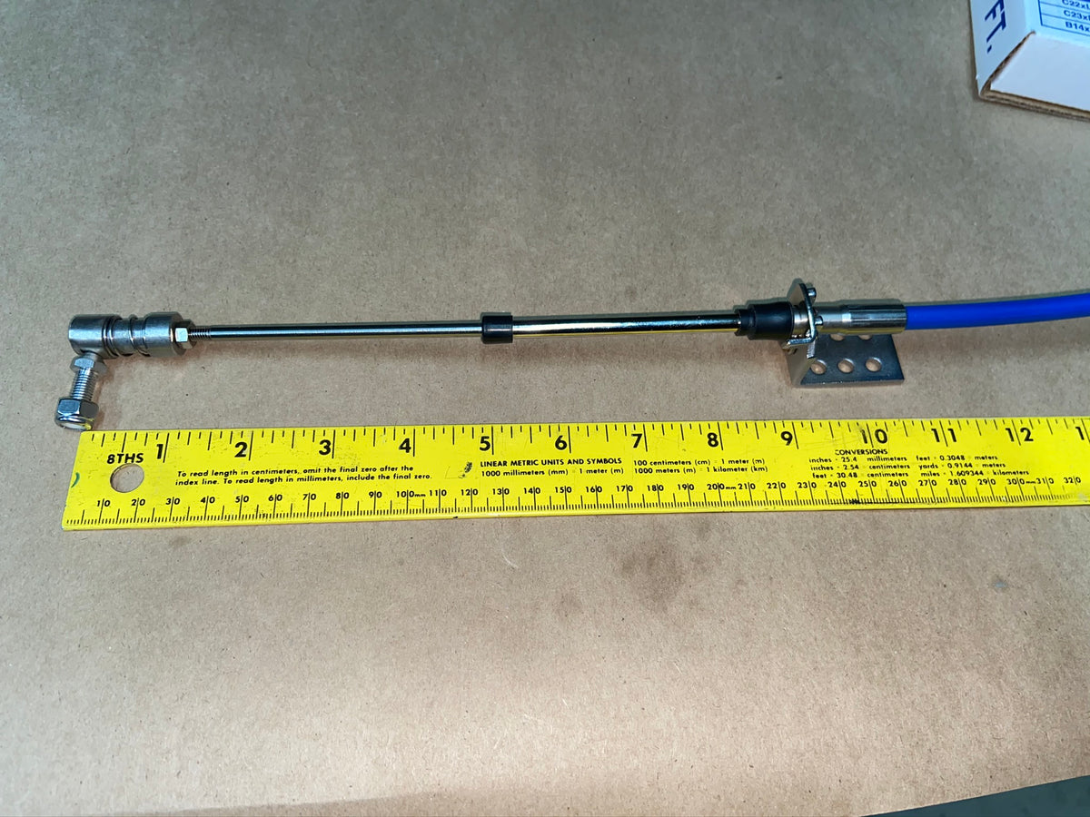 Control cable end swivel,  quick disconnect ball joint stainless
