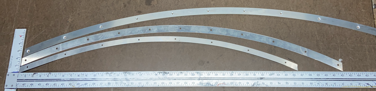 Partition skirt attachment strip