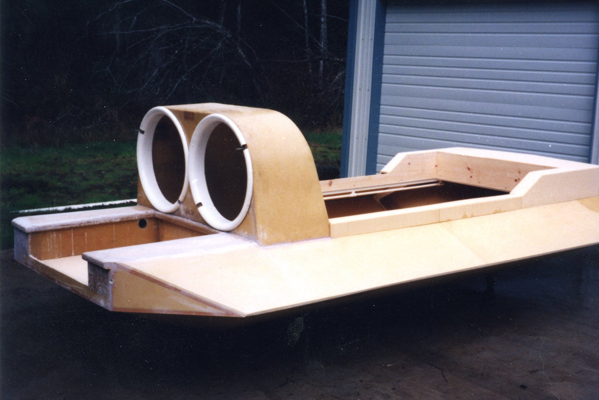 Prospector Hovercraft, 4 to 7 passenger, 8 ft x 16 - 18 ft hull