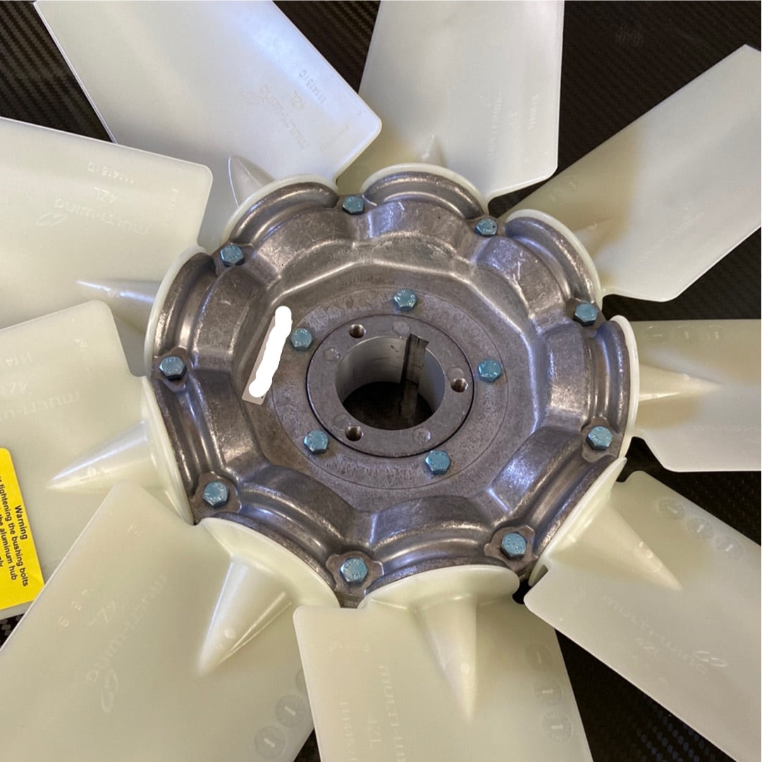 9-blade fan with P1 uniboss center boss, AS style
