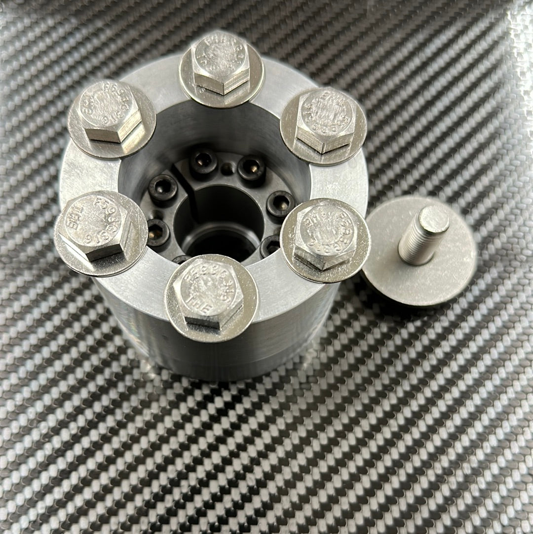 Fan mount, 2.45" BCD x6 3/8-16 bolts