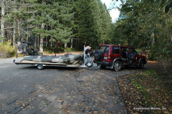 Fly on off Hovercraft Trailer Plans - 15 ft by 7 .5 ft