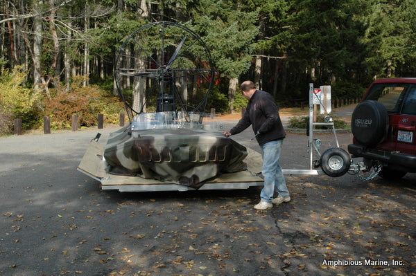 Fly on off Hovercraft Trailer Plans - 15 ft by 7 .5 ft
