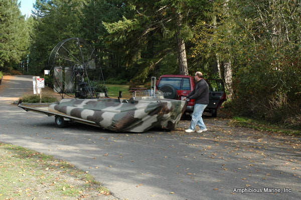 Fly on off Hovercraft Trailer Plans - 15 ft by 7 .5 ft